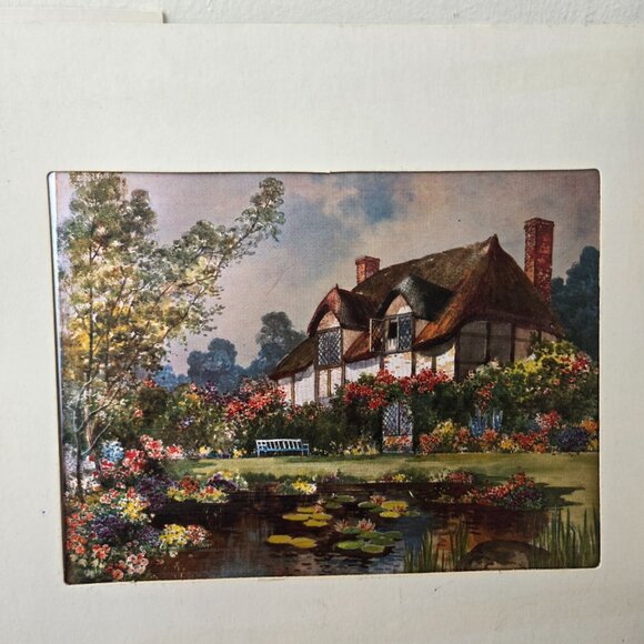 3 For 75 🥳💥 Vintage 1970s Foil Prints - Cottages & Scenery - Set of 2 - Picture 5 of 12